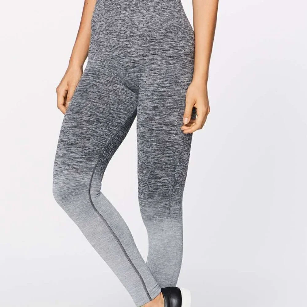 Lululemon Black White Gray Balance & Resist 7/8 Tight 4 Ombre - Picture 6 of 7
